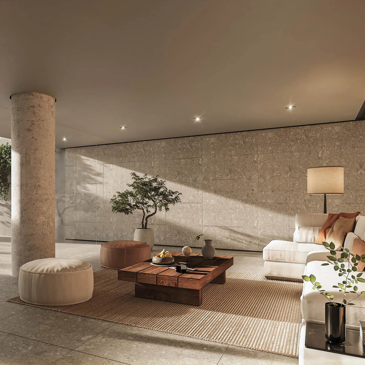 Terrazas de polo Hall